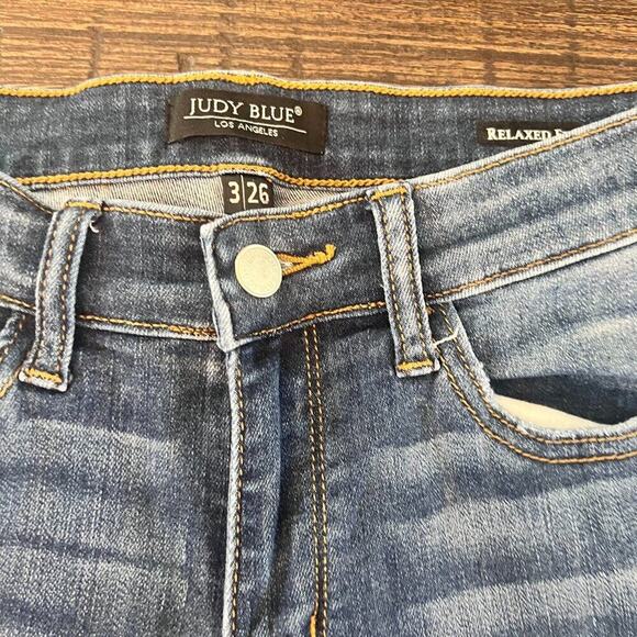 JUDY BLUE RELAXED FIT MID RISE STYLE JB82103MD SIZE 3/26 - Picture 3 of 10